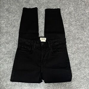 L'AGENCE Black Denim Skinny Jeans